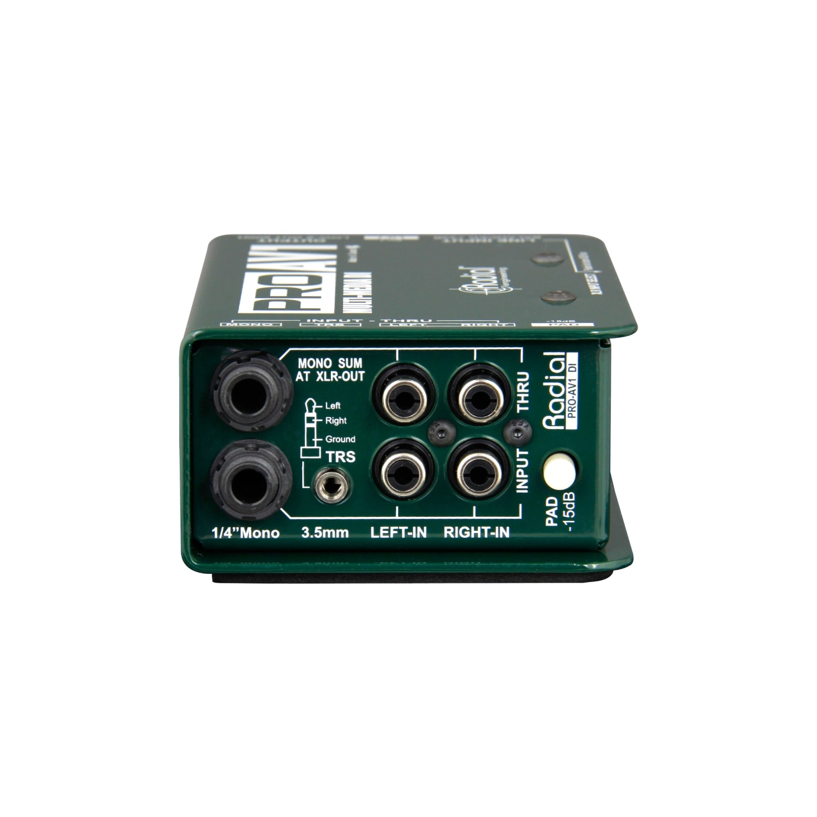 RADIAL ProAV1 AV機器用パッシブDI ダイレクトボックス（モノラル出力