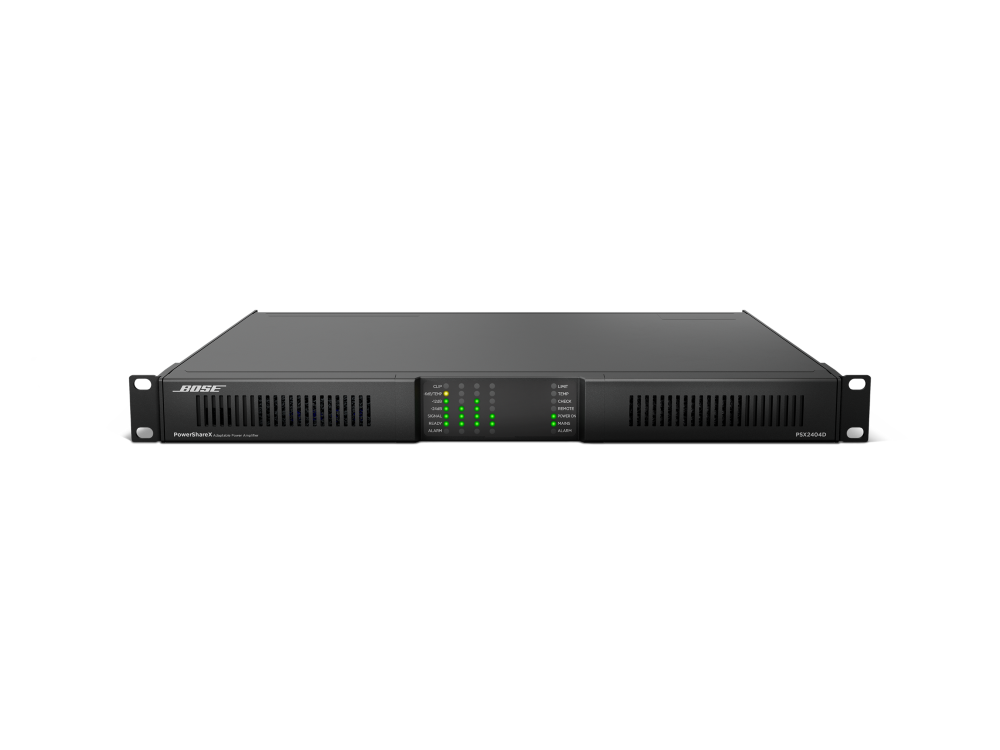 BOSE PSX2404D PowerShareX 2400W 4chパワーアンプ Dante搭載 | Hibino