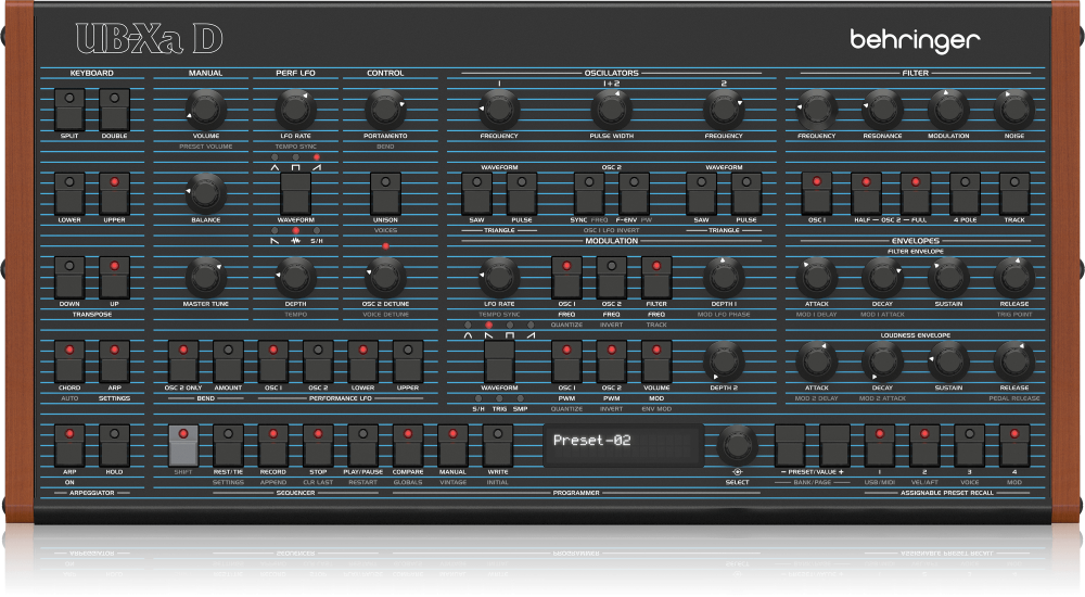 BEHRINGER【UB-Xa D】アナログ16ボイス・デスクトップ