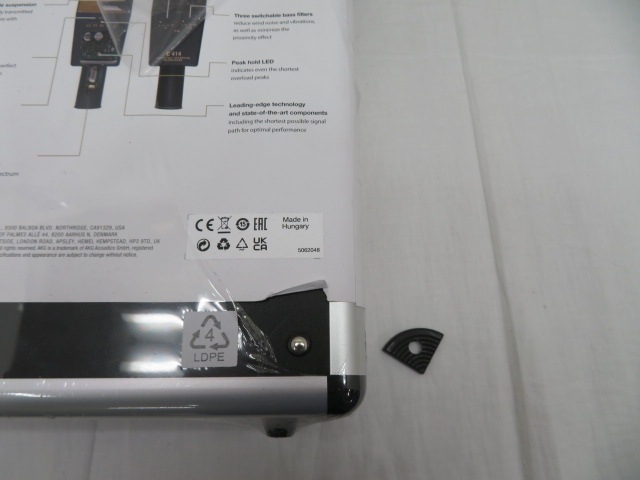 AKG C414 XLII/ST サイドアドレス型コンデンサーマイク (ラージ