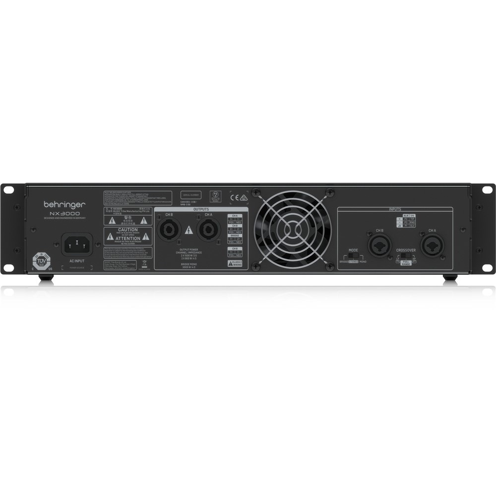 Behringer nx3000 パワーアンプ　動作確認済みます BEHRINGER NX3000 ステレオ・パワーアンプ｜FULL-TEN