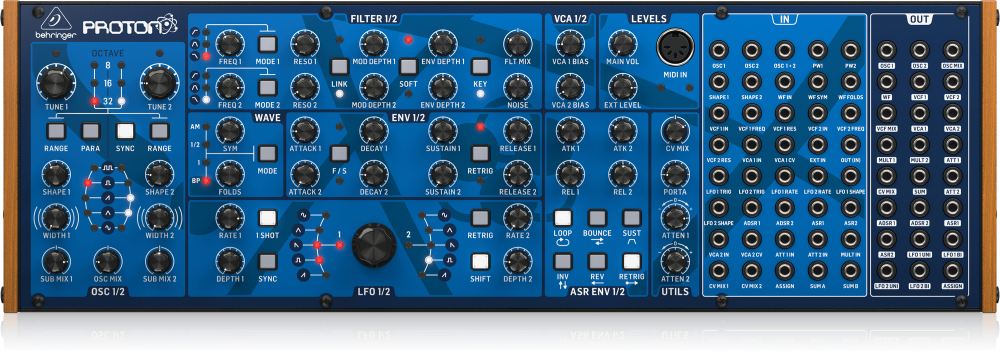 Behringer Proton アナログセミモジュラーシンセサイザー BEHRINGER【PROTON】アナログパラフォニックセミモジュラー
