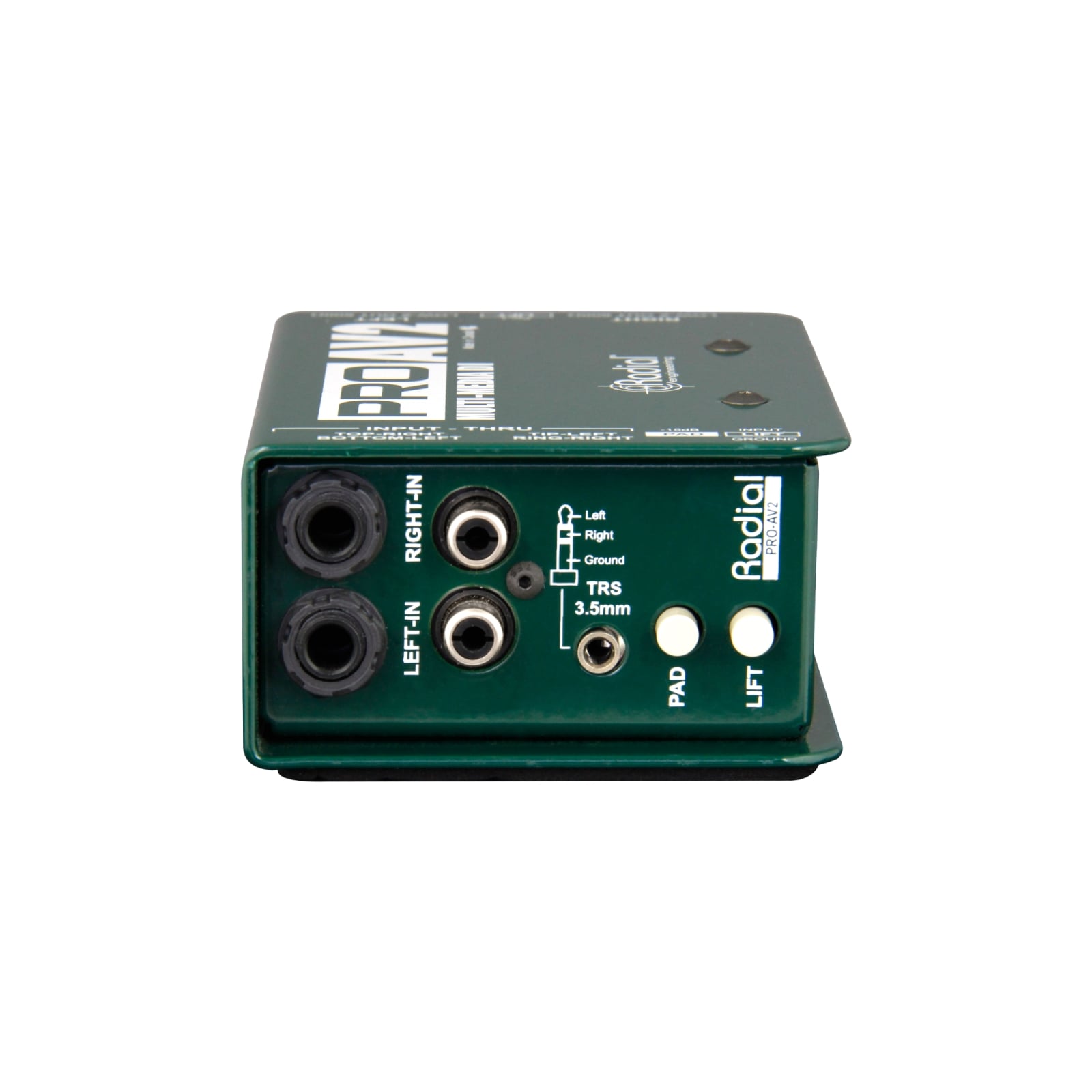 RADIAL ProAV2 AV機器用ステレオパッシブDI ダイレクトボックス