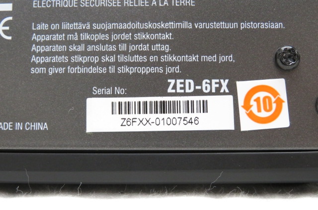 Allen & Heath ZED-6FX エフェクト搭載 6chアナログミキサー メーカー
