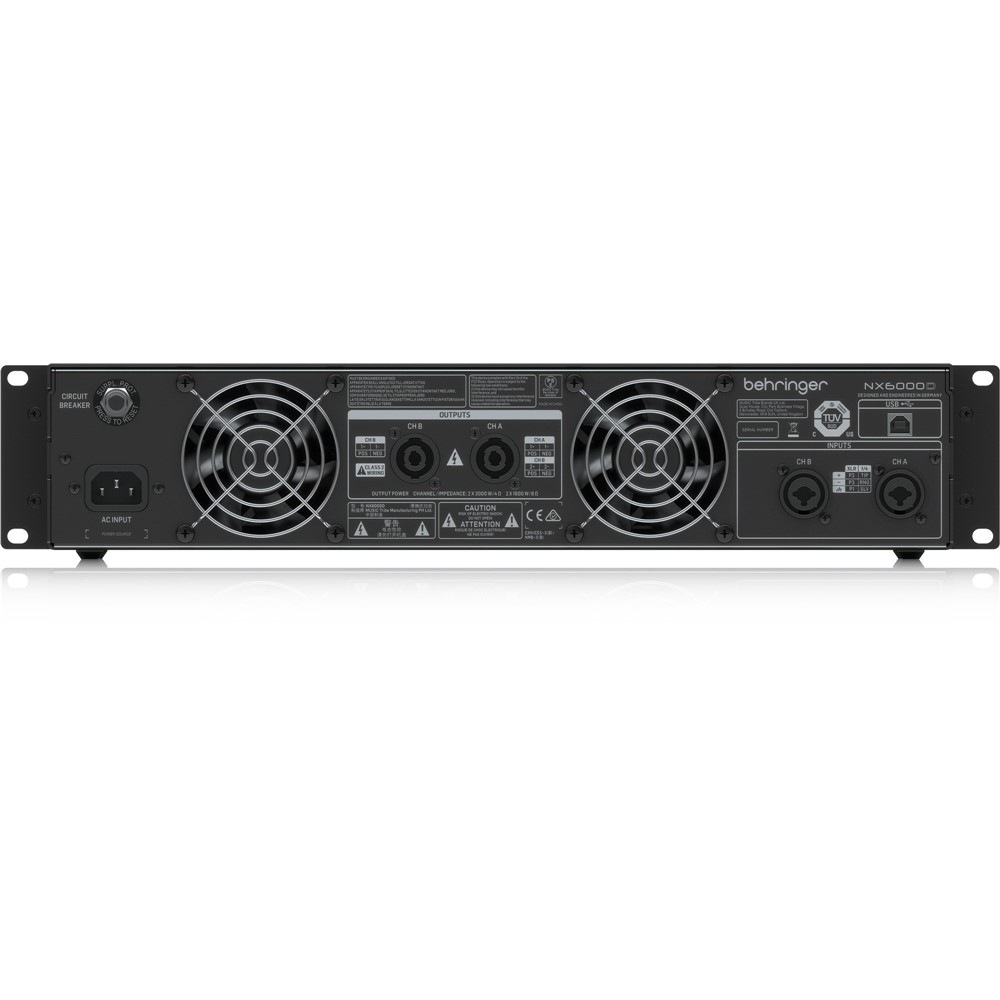 【ジャンク】BEHRINGER NX6000 BEHRINGER NX6000D ステレオ・パワーアンプ｜FULL-TEN