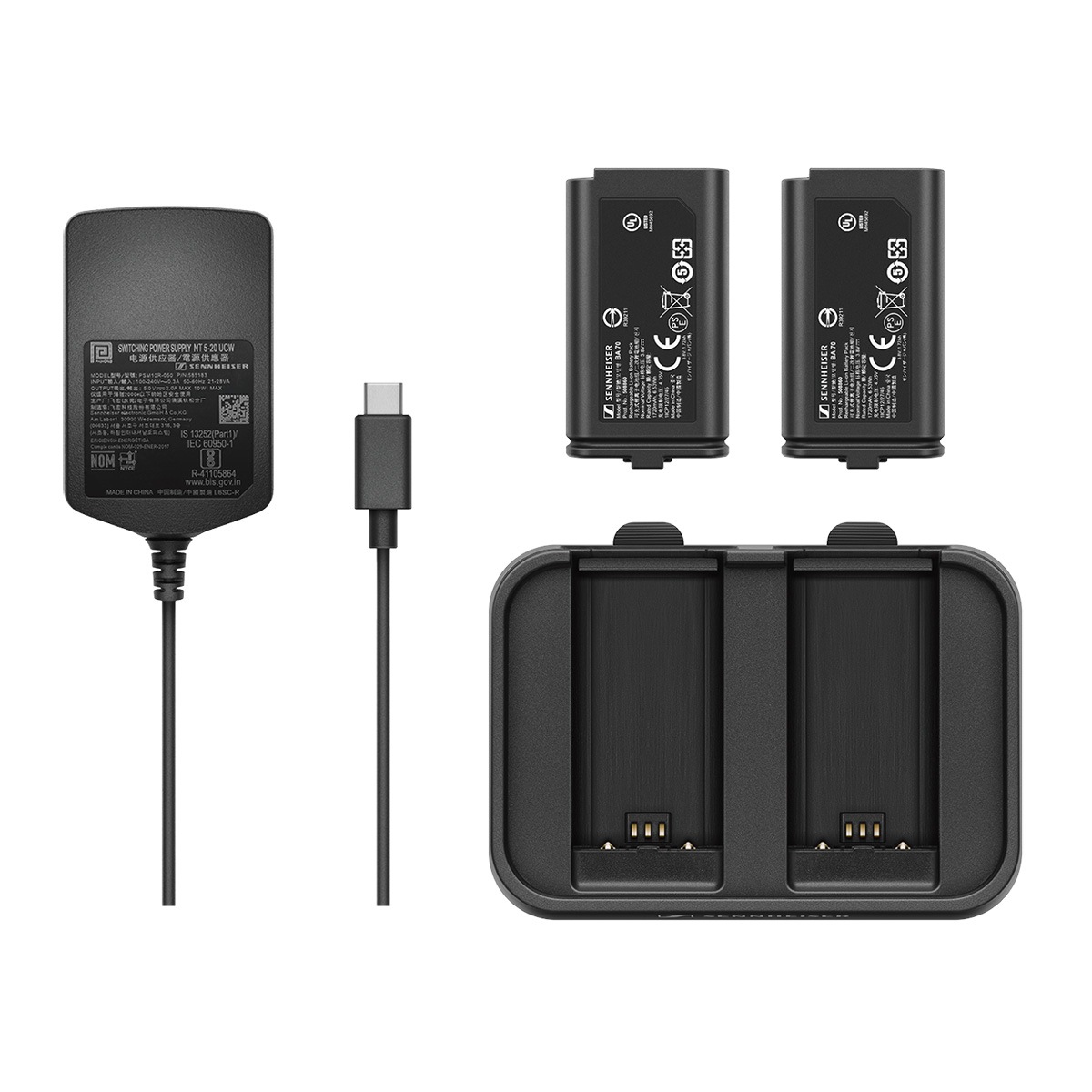 SENNHEISER EW-D CHARGING SET 充電キット L 70/NT 5/BA 70 x 2