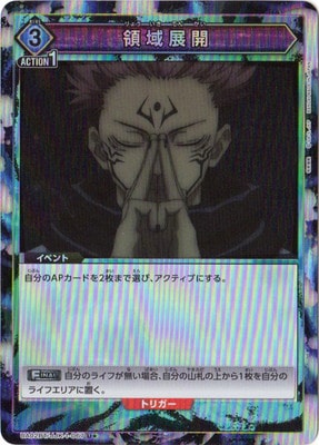 領域展開　パラレル　4枚セット 領域展開 パラレル 4枚