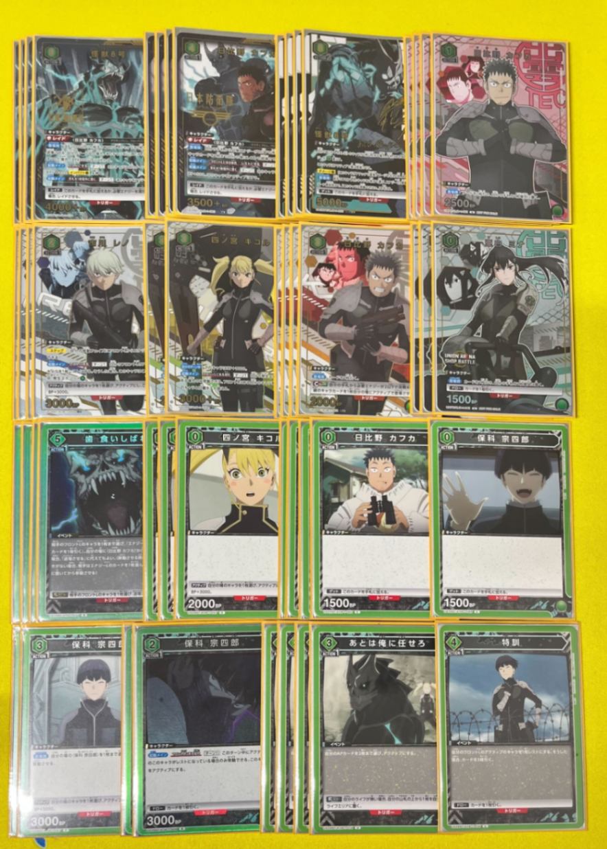 ユニオンアリーナ　怪獣8号　ミナレノキコル　デッキ ユニオンアリーナ】怪獣8号の当たりカードとデッキまとめ