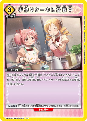 手作りケーキに挑戦中