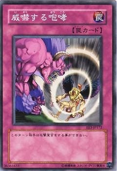 威嚇する咆哮