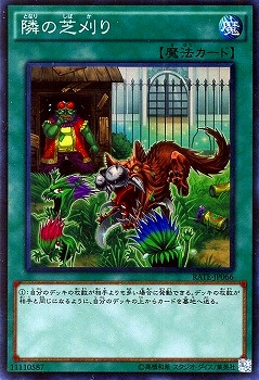 隣の芝刈り