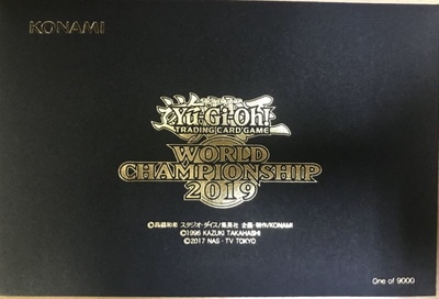 WCS/World Championship 2019 来場記念カード2枚セット【封筒未