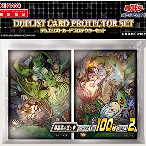 遊戯王 OCG 精霊術の使い手 スリーブ 4点セット 遊戯王 デュエルモンスターズ】デュエリストカードプロテクター