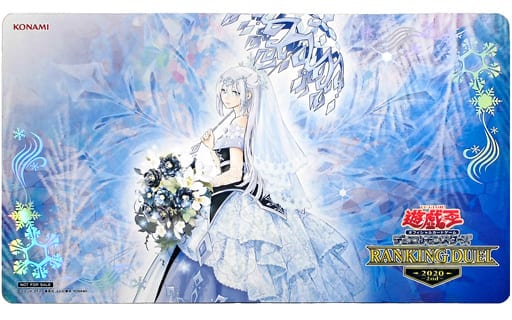 未開封 遊戯王 ランキングデュエル2020 六花聖ティアドロップ プレイマット デュエルフィールド 六花聖ティアドロップ【ランキングデュエル