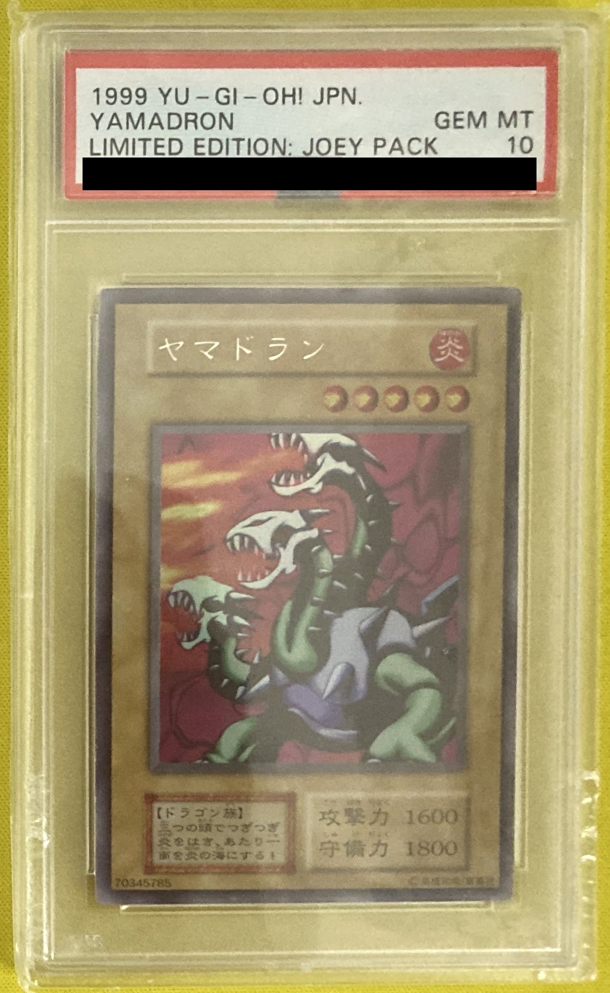 PSA10】LIMITED EDITION/ヤマドラン【ウルトラシークレットレア