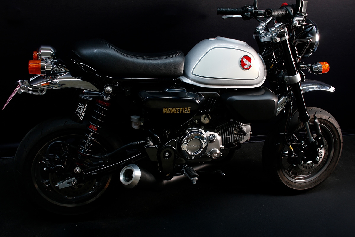 モンキー125 ビレットエンド・ショートメガホンマフラー | すべての