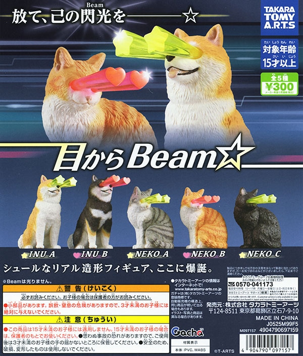 目からBeam☆ 全5種セット（カプセル）【入荷済み】