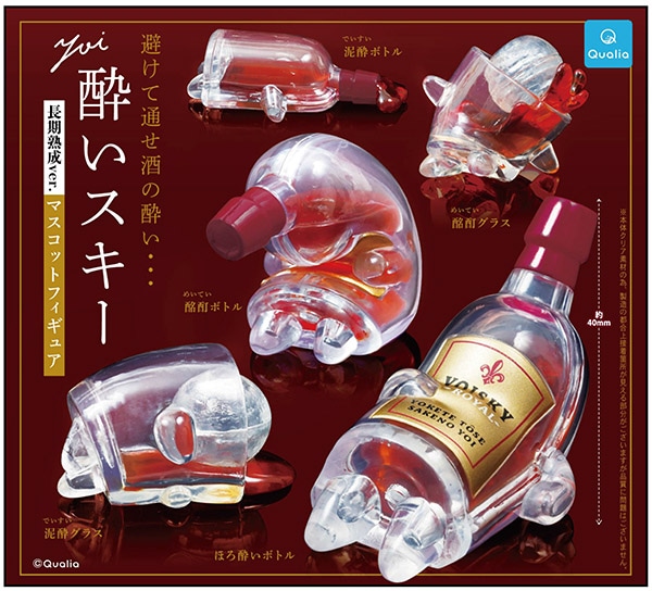 まちぼうけ　ガチャ　酔いスキー 酔いスキー マスコットフィギュア | Qualia