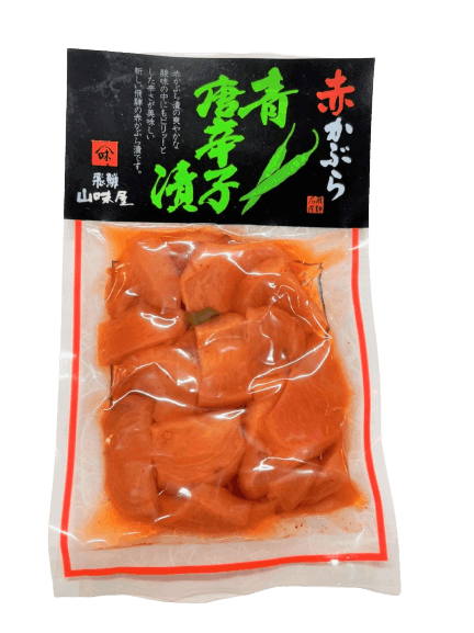 青唐辛子漬（赤かぶら）_飛騨の地酒通販_舩坂酒造店