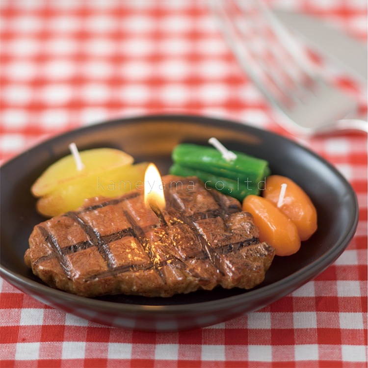 好物キャンドル ステーキ