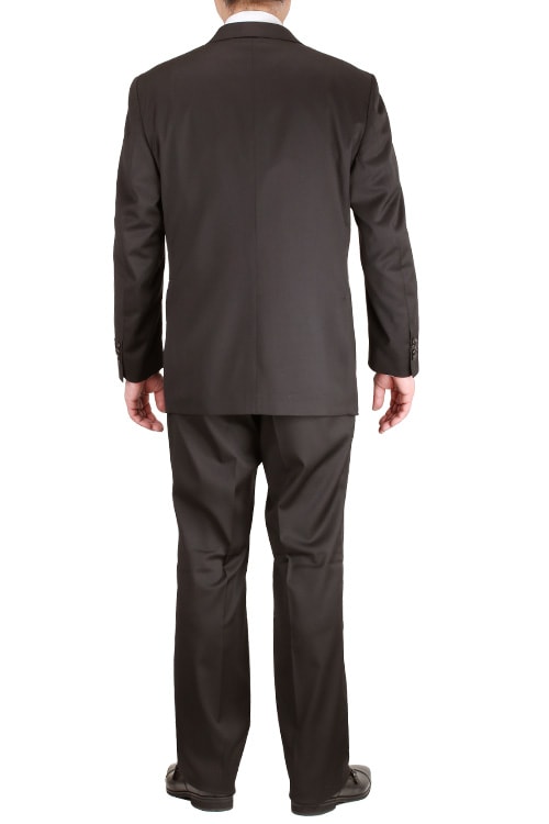 ロロピアーナ スーツ LoroPiana Super130's 春夏 ブラック無地2