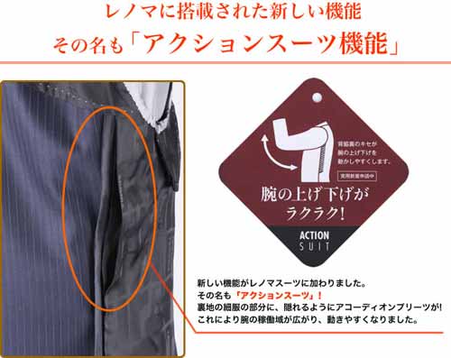 renoma PARIS レノマ パリス 秋冬 ライトグレー ミックス調ミニチェック 2つ釦スリムスーツ