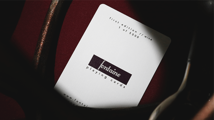 Fontaine Wine Playing Cards