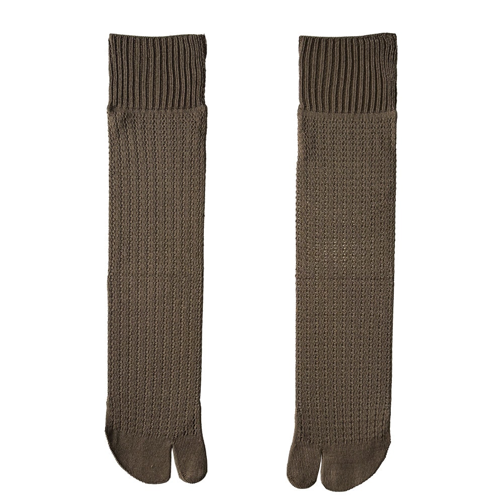 メッシュTABIソックス（カーキ） | CATEGORY,冷えとり,靴下