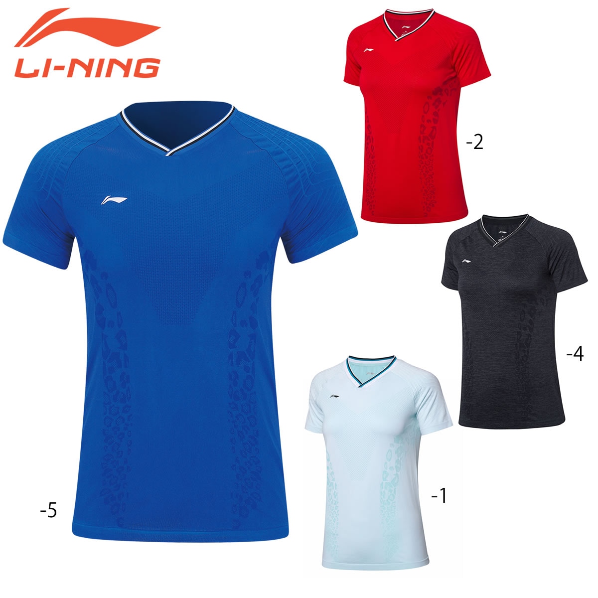 LI-NING AAYP098 ゲームシャツ(レディース) バドミントンウェア