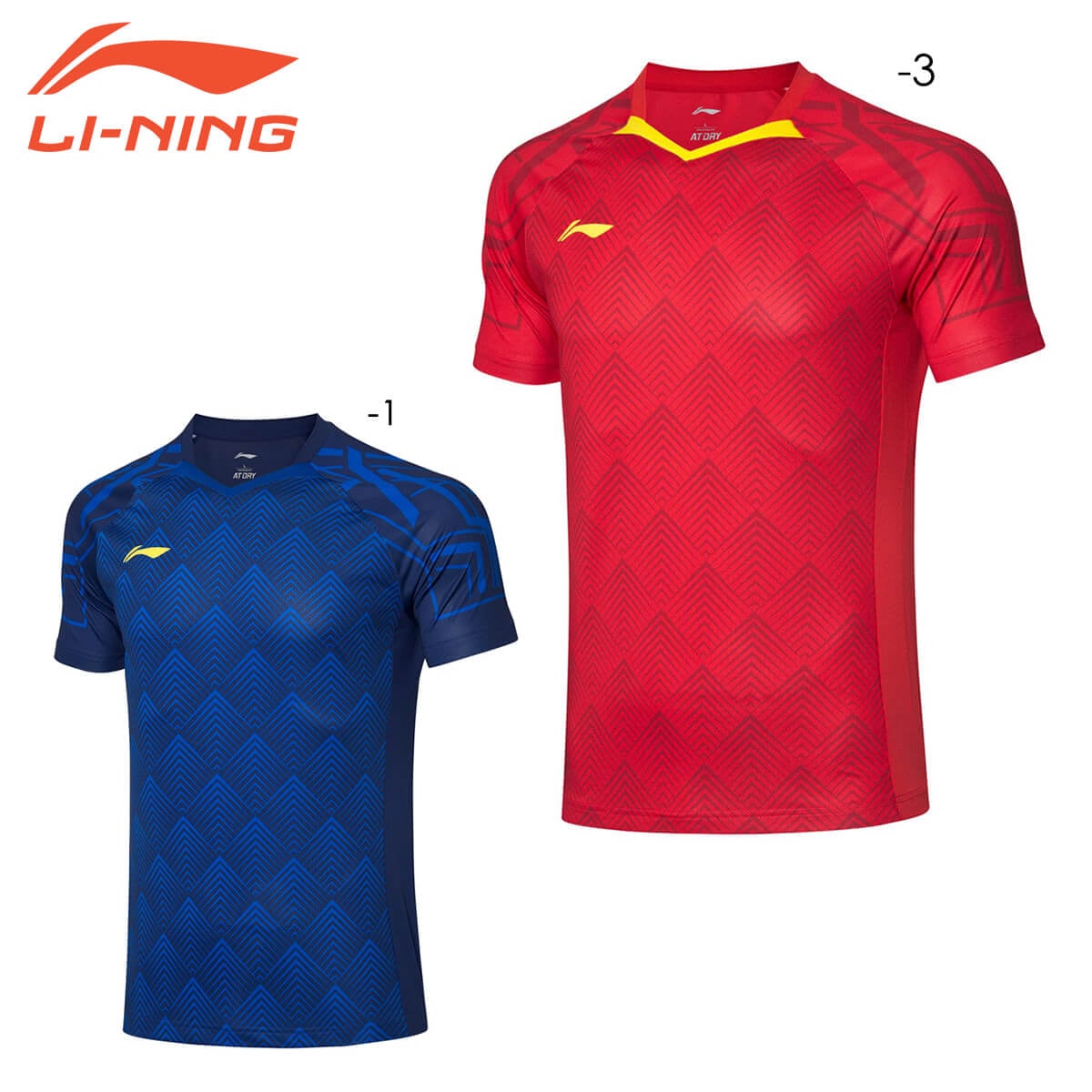 LI-NING AAYQ053 ゲームシャツ(ユニ/メンズ) バドミントンウェア