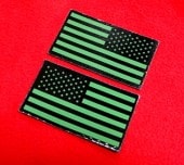 L & R SHOULDER PATCH G/BK