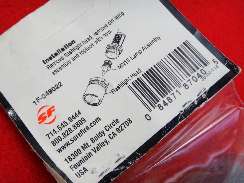 SUREFIRE MN10 LAMP ASSY