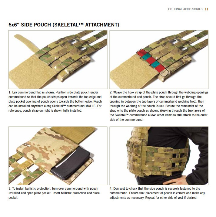 JPC SIDE PLATE POUCH RG