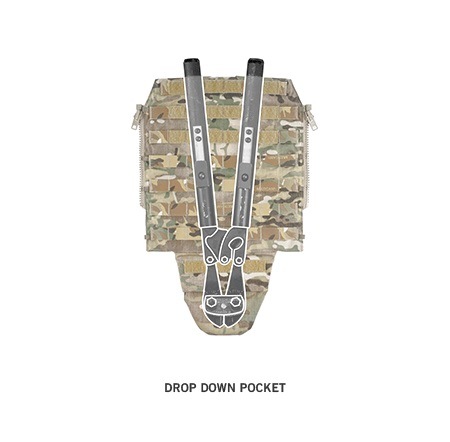 POUCH ZIP-ON PANEL MC ARID