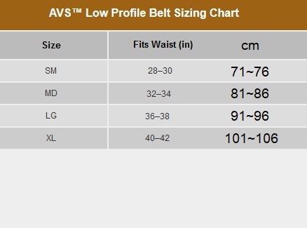 AVS LOW PROFILE BELT CO
