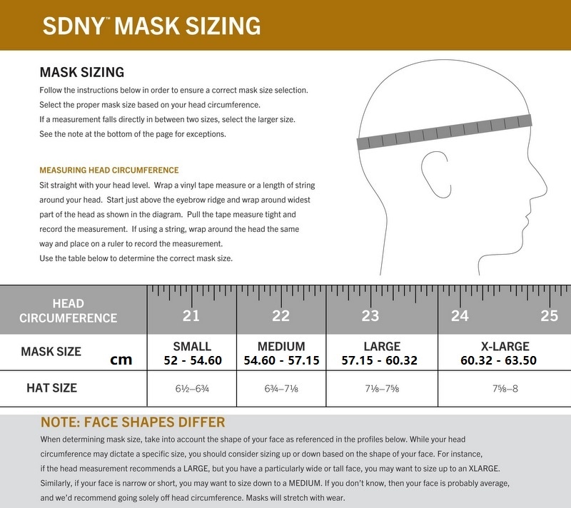 SDNY MASK 2-PACK GRAY