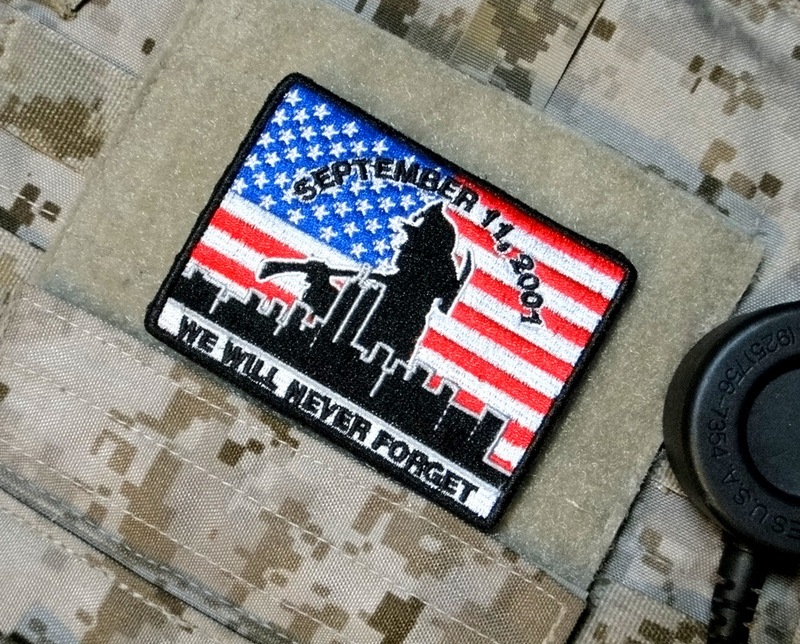 911 WE WILL NEVER FORGET PATCH