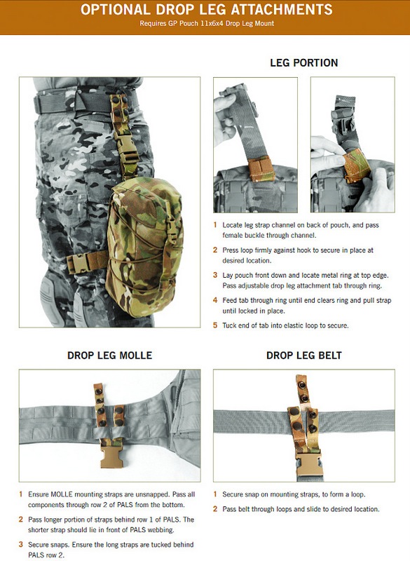 GP POUCH 11X6X4 BK | CRYE PRECISION,ARMOR + EQUIPMENT,SMART POUCH ...