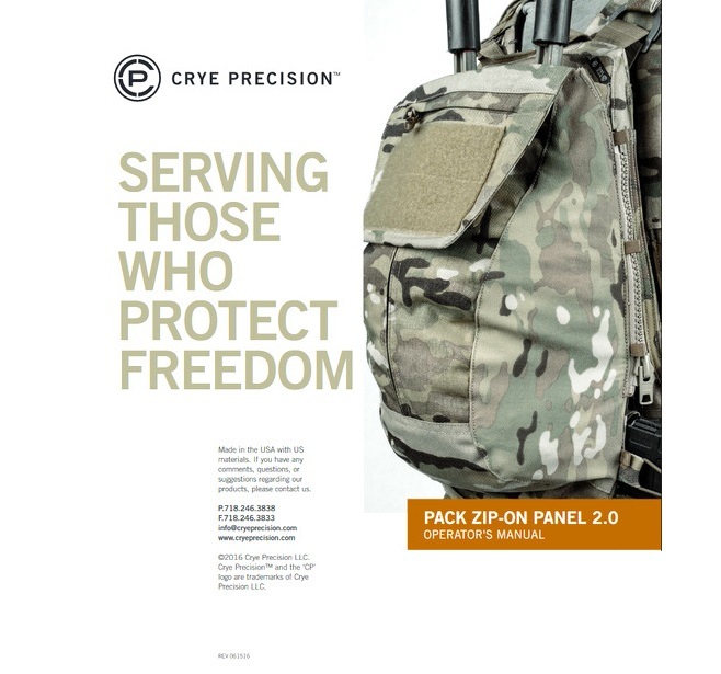 PACK ZIP-ON PANEL 2.0 M BLACK