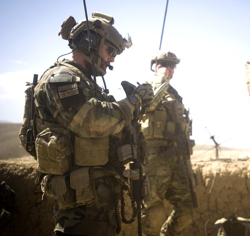 100rd AMMO SAW POUCH KH