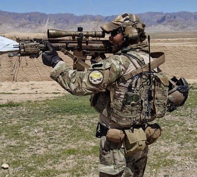 100rd AMMO SAW POUCH KH