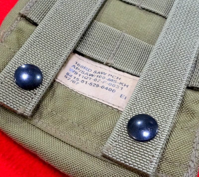 100rd AMMO SAW POUCH KH