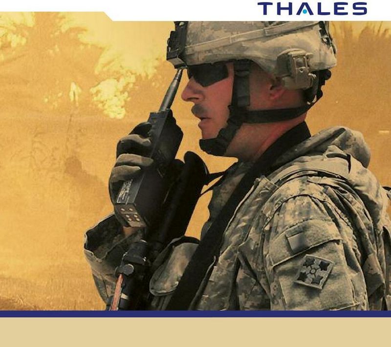 THALES AN/PRC-148 KEYPAD