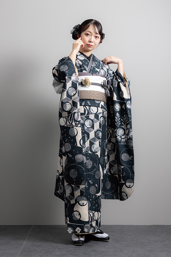 レトロな幾何学模様