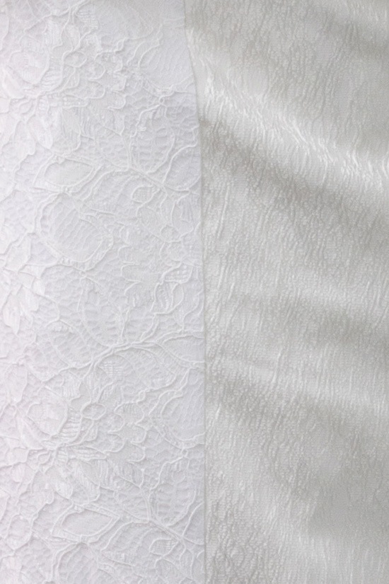 ホワイト上品総レース