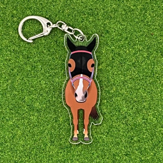 207　アフリカンゴールド　うまたちキーホルダー