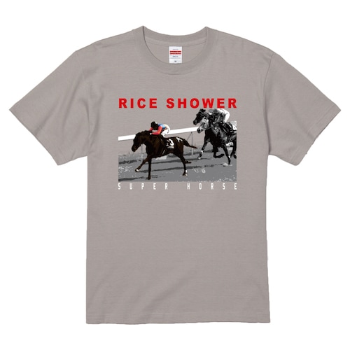 【予約販売商品7/6-7/21・発送8/9】スーパーホース列伝 ライスシャワー　Ｔシャツ