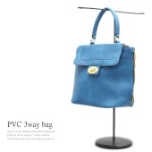 PVC 3way ハンドバッグ ショルダーバッグ バックパック 全4色 プレゼント