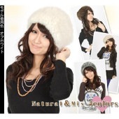 【訳あり】エコファー 伸縮ストレッチファー(R)使用 フェイク ファー 帽子 ワッチ メンズ