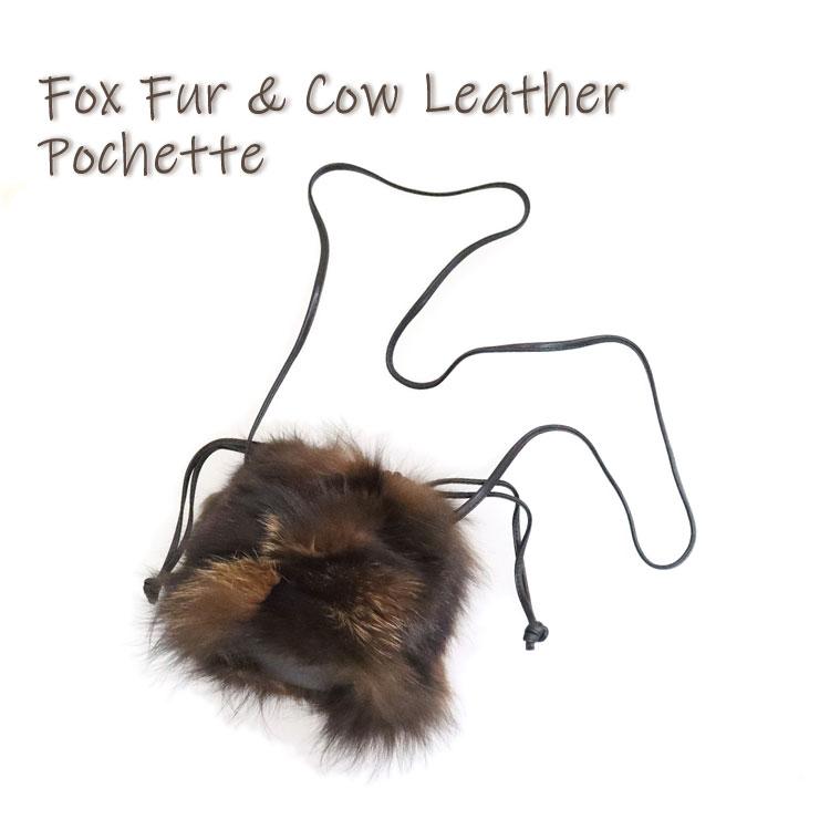 ミンクリアルファー ポシェット 送料無料 訳あり ミンクファー